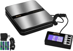 150LB x 0.1 OZ Extended Display Digital Shipping Postal Scale with AC Adapter, Black
