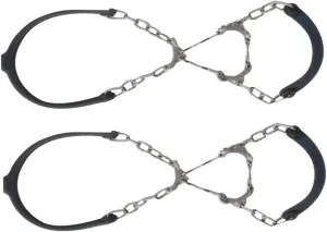 2Pcs Mountaineering Shoe Spikes Ice Cleats for Outdoor Hiking Lightweight and Portable Traction Chains for ICY Roads and Slopes Essential Winter Accessory for Safety