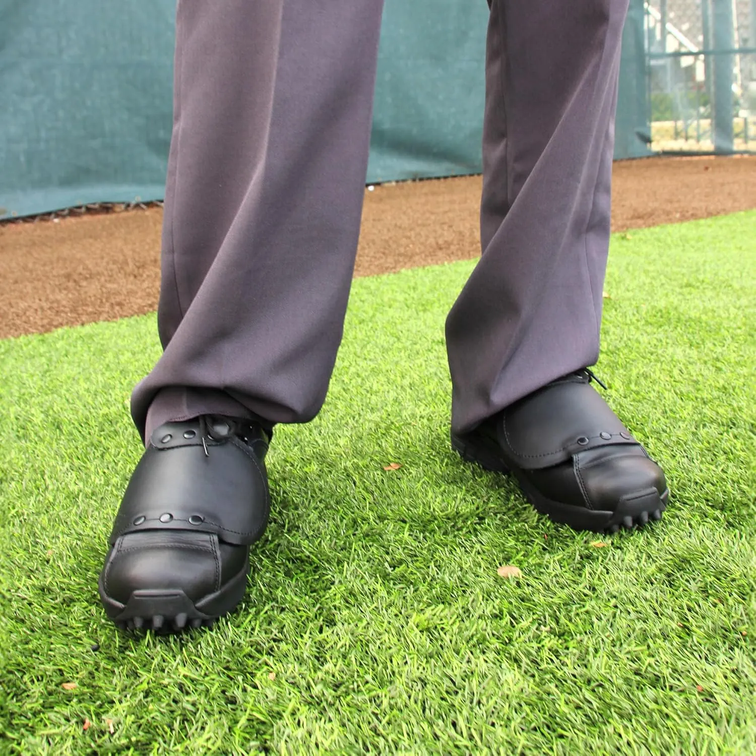 3N2 Men's Baseball Umpire Officiating Shoe Reaction Pro Plate Sturdy Design & Comfort Optimum Protection 100% Genuine Leather No Extra Weight, D & EE Widths for Softball & Baseball Umpires Black