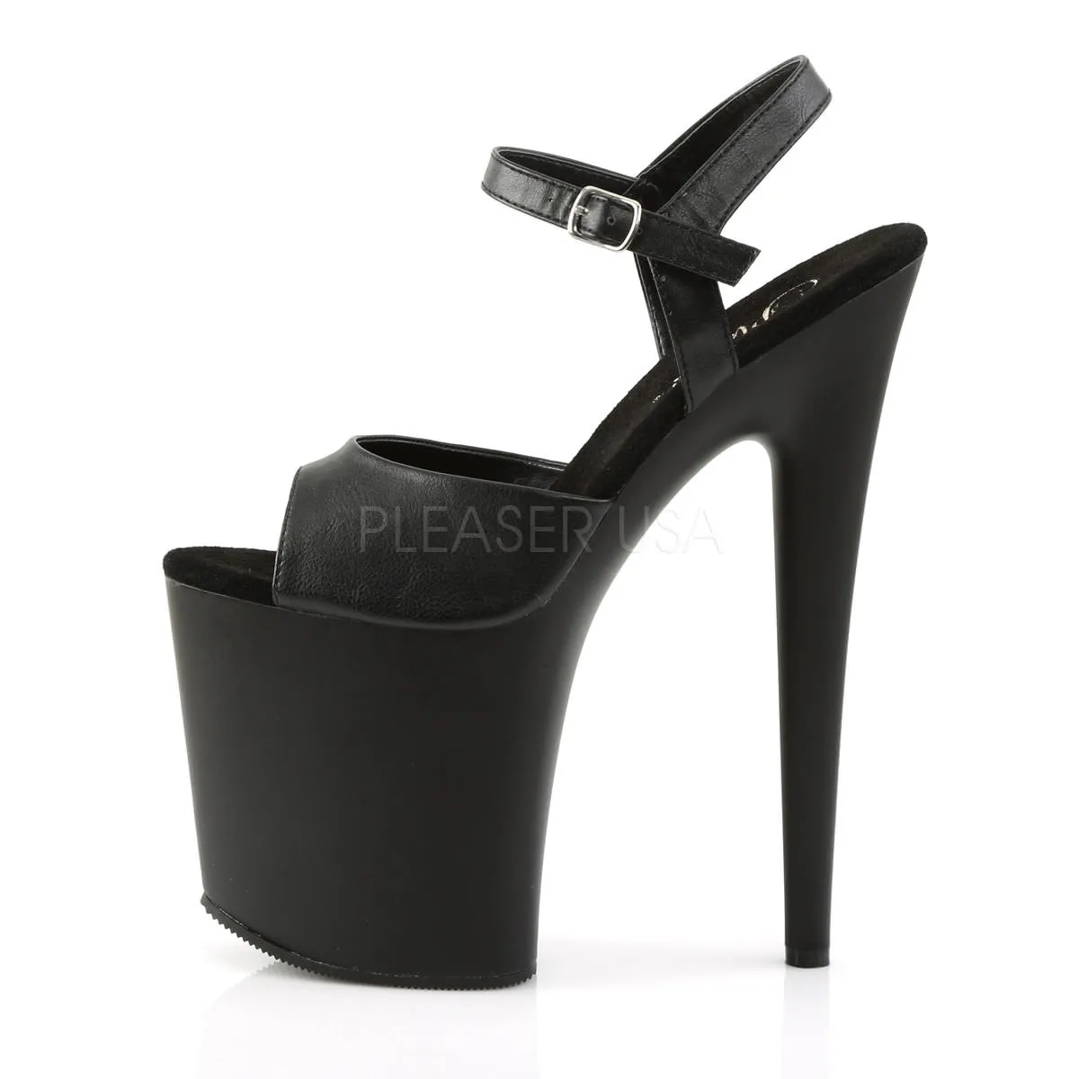 8 Inch Heel FLAMINGO-809 Black