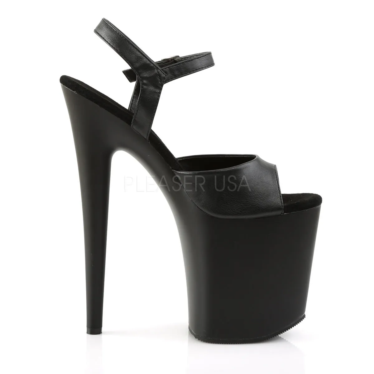 8 Inch Heel FLAMINGO-809 Black