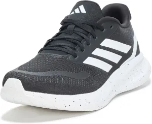 adidas Men's Run Falcon 5 Sneaker, Black/White/Black, 10.5