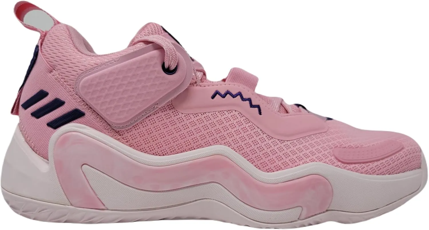 adidas Unisex D.O.N. Issue 3 Basketball Shoe, Pink, 8.5 M US