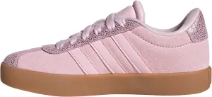 adidas VL Court 3.0 Sneaker, Clear Pink/Clear Pink/Gum, 12.5 US Unisex Little Kid