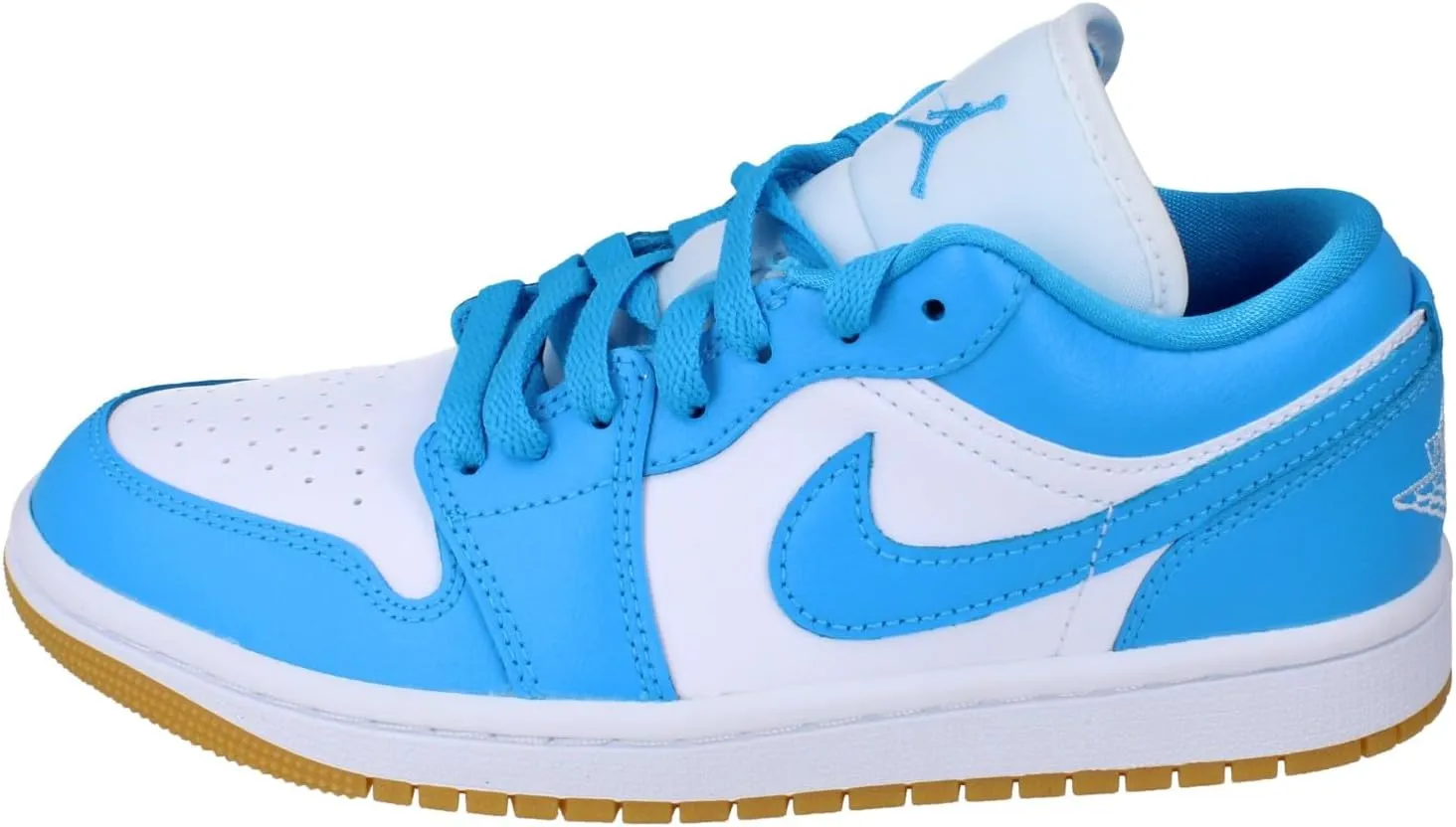 Air Jordan 1 Low Women's Shoes (DC0774-104, White/Gum Light Brown/Dark Powder)
