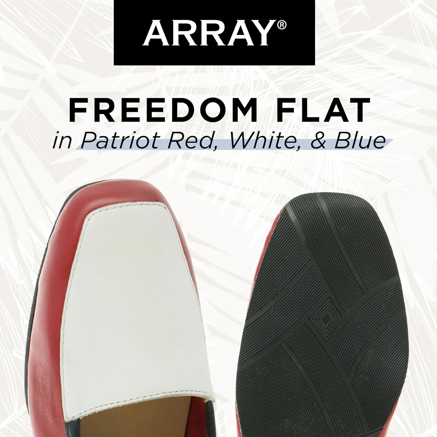 ARRAY Women’s Freedom Leather Slip-On Dress Flat