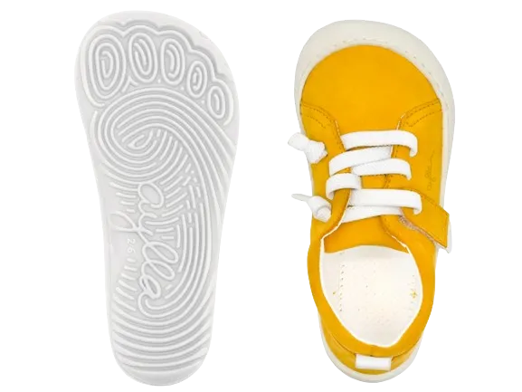 AYLLA BAREFOOT SNEAKER KECK KIDS  - YELLOW