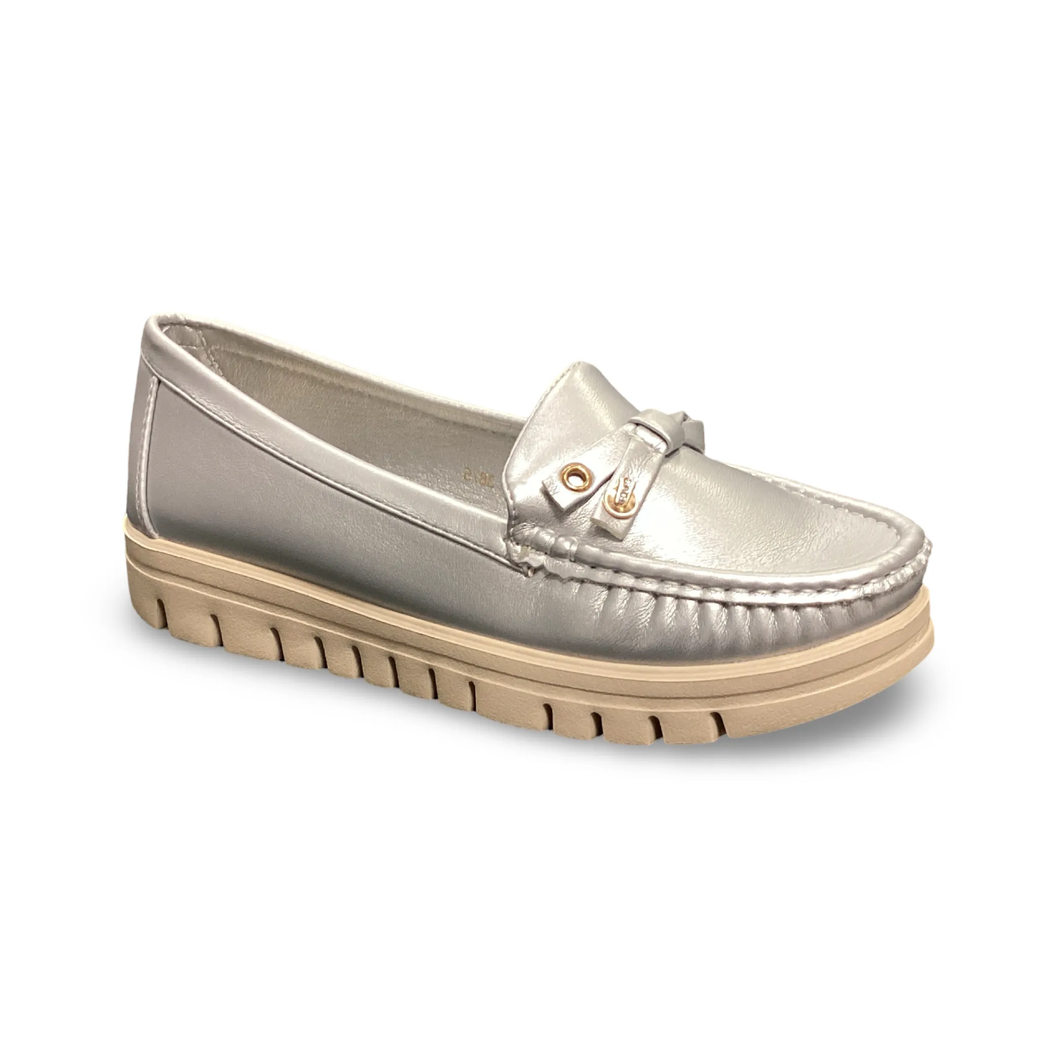 Bella Soft Ladies Platform Loafer Shoe Soft 5