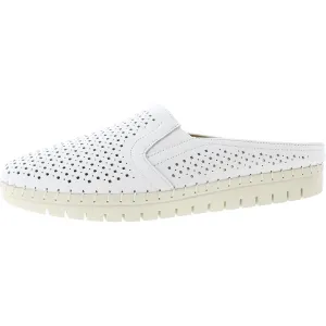 Bella Vita Women's Refresh Sneaker Slide Mule, White Leather, 11 Wide