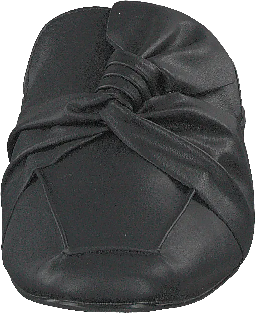 Birke Assymetric Bow Mule 100 - Black