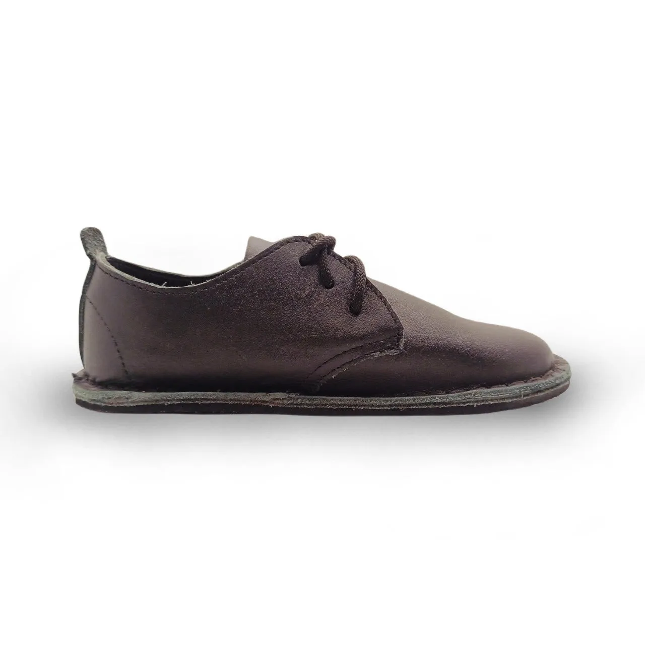 Black School Shoe - Lace up