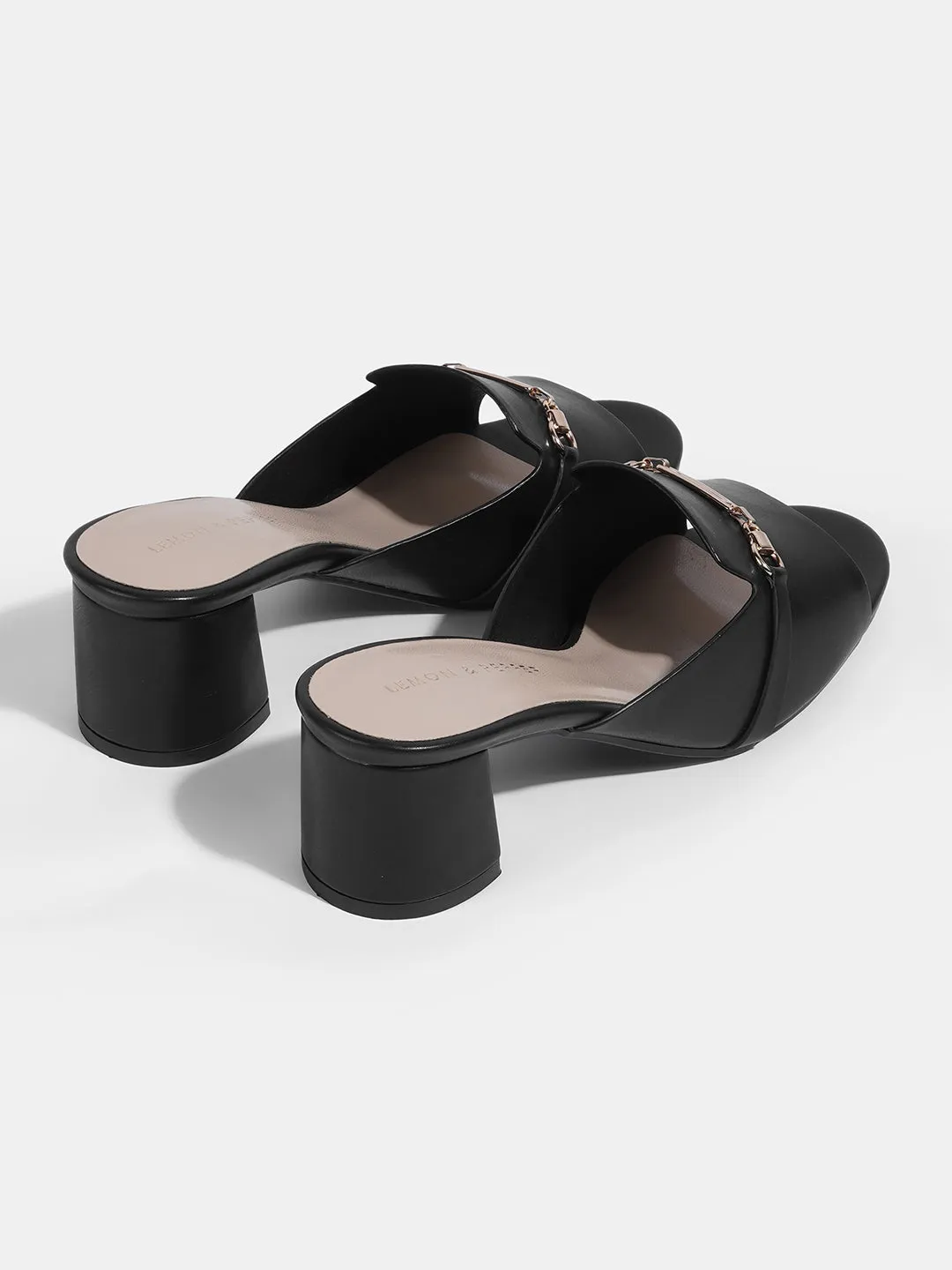 Block Heel Mules