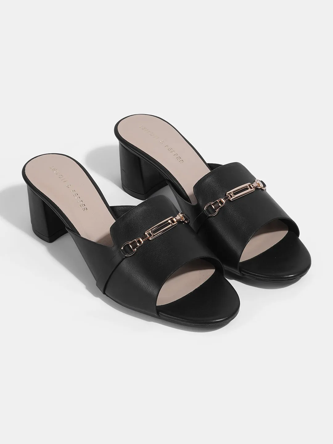 Block Heel Mules