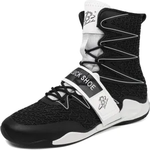 Boxing Shoes for Men High Top Gym Shoes Fighting Sports Training Footwear LS308