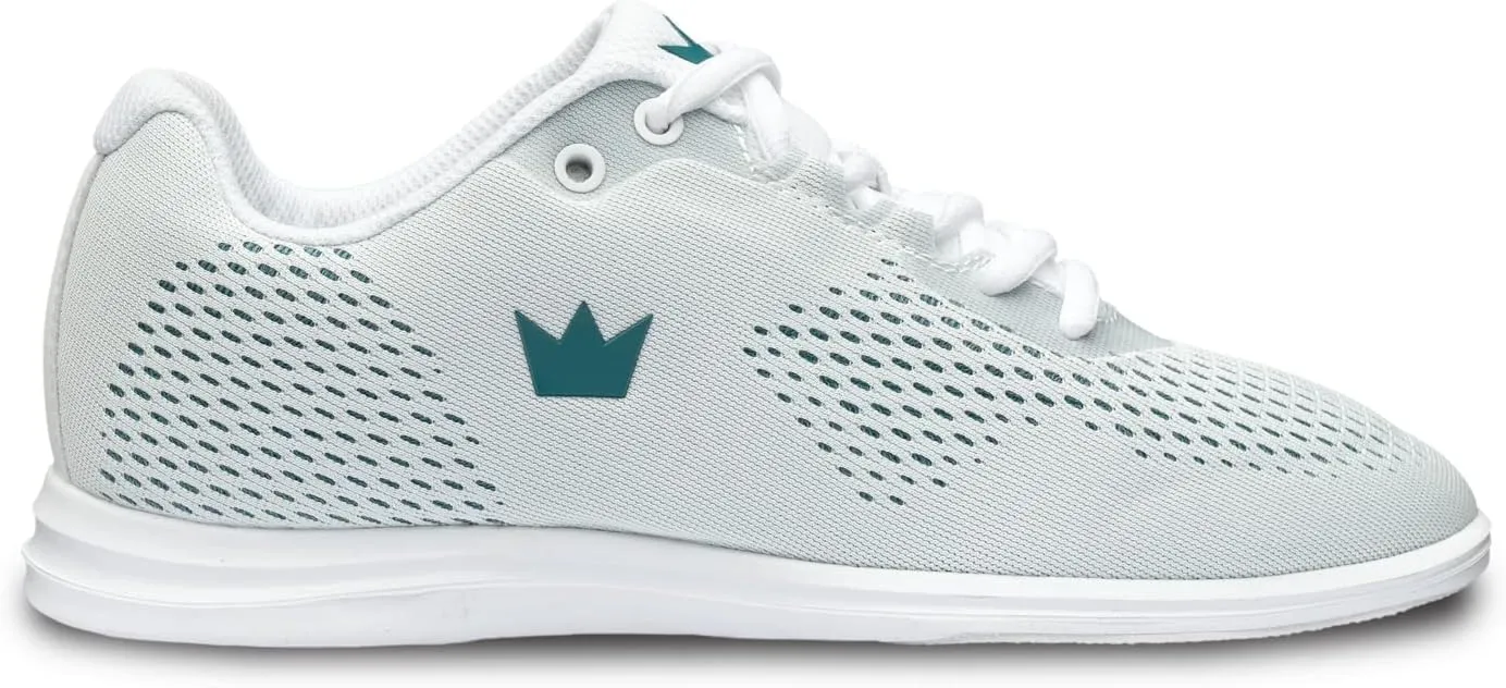 Brunswick Axis Wht/Teal Ladies Size 10