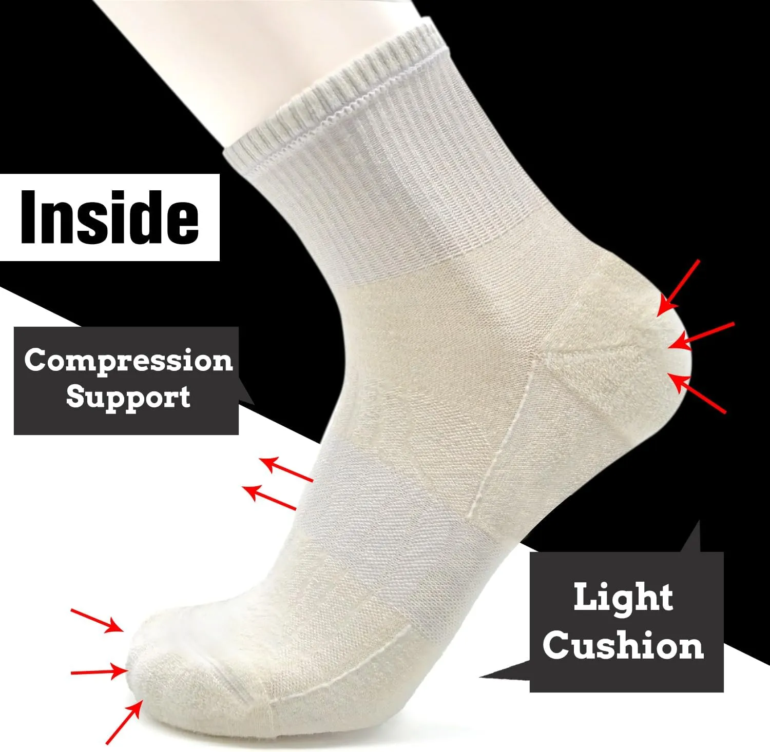Busy Socks 3 Pack Quarter Thin Merino Wool Blend Running Socks Men's Women's lightweight Low Cut Ankle Walking Wool Sock