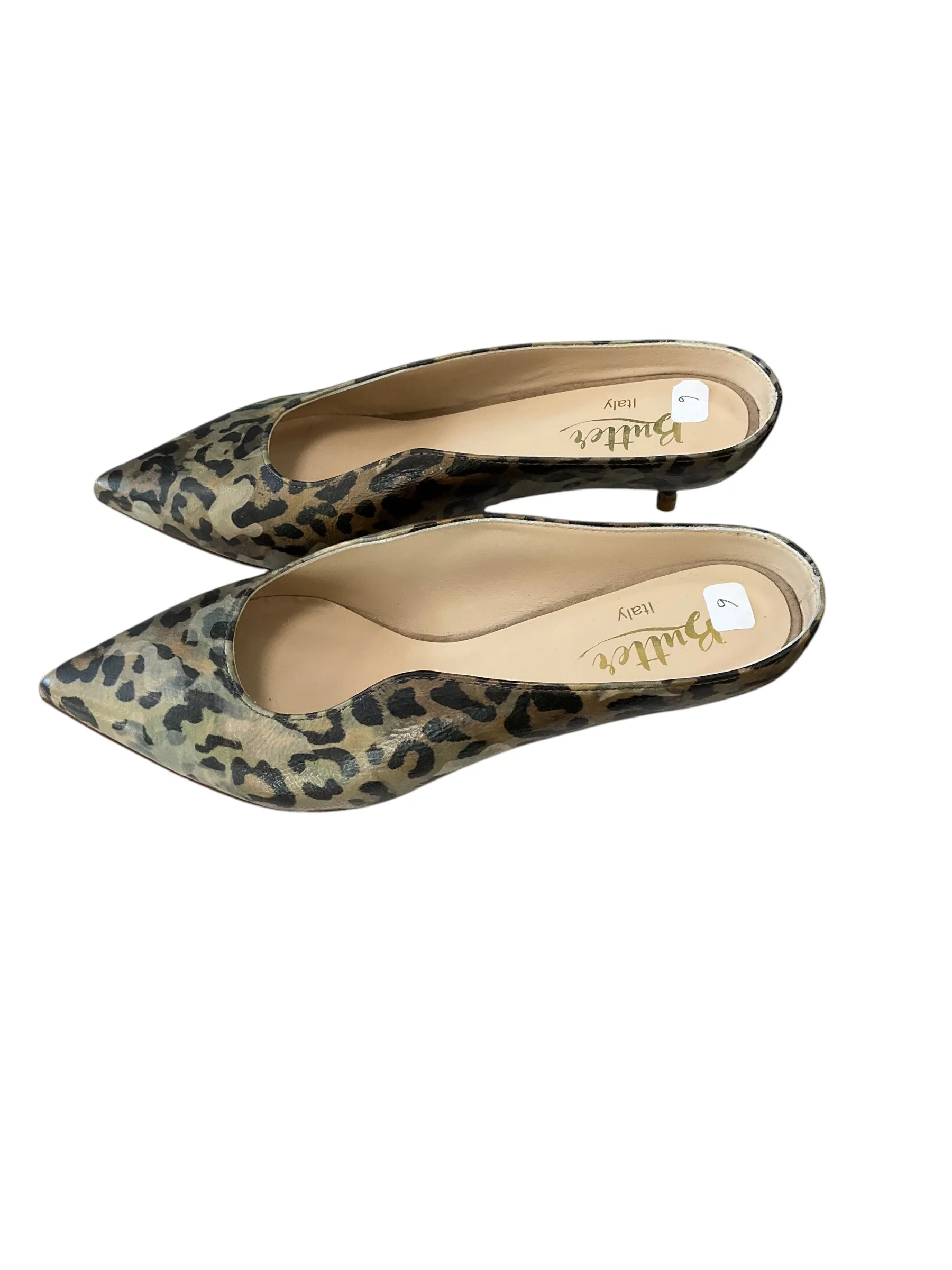 Butter Slip On Kittem Heel Shoe.