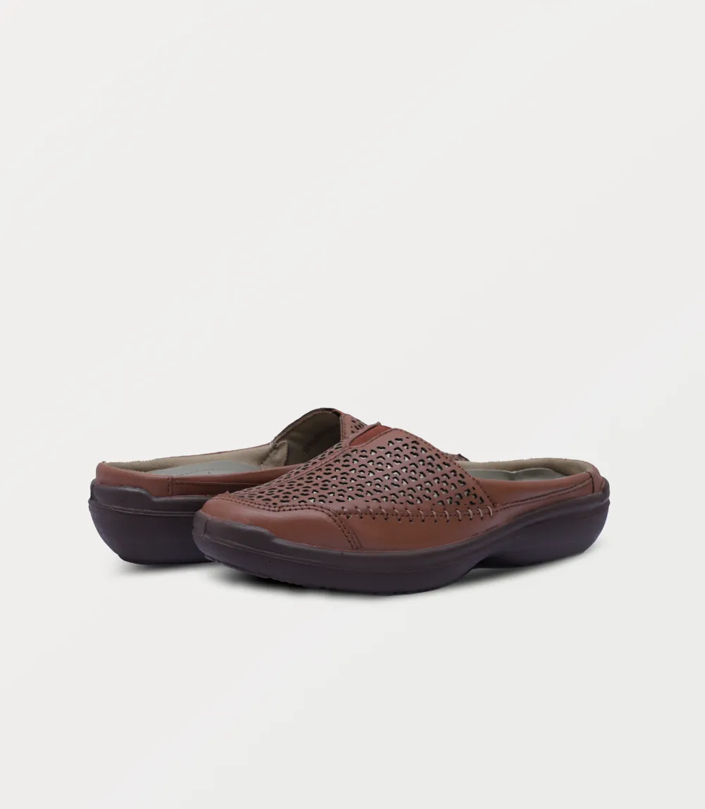BW10242-TAN-Women Mule