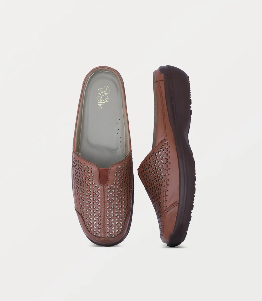 BW10242-TAN-Women Mule