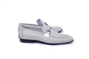 C02021- 6091 Designed Leather-White