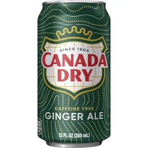 Canada Dry Caffeine Free Ginger Ale, 12 fl oz, (1 Can)