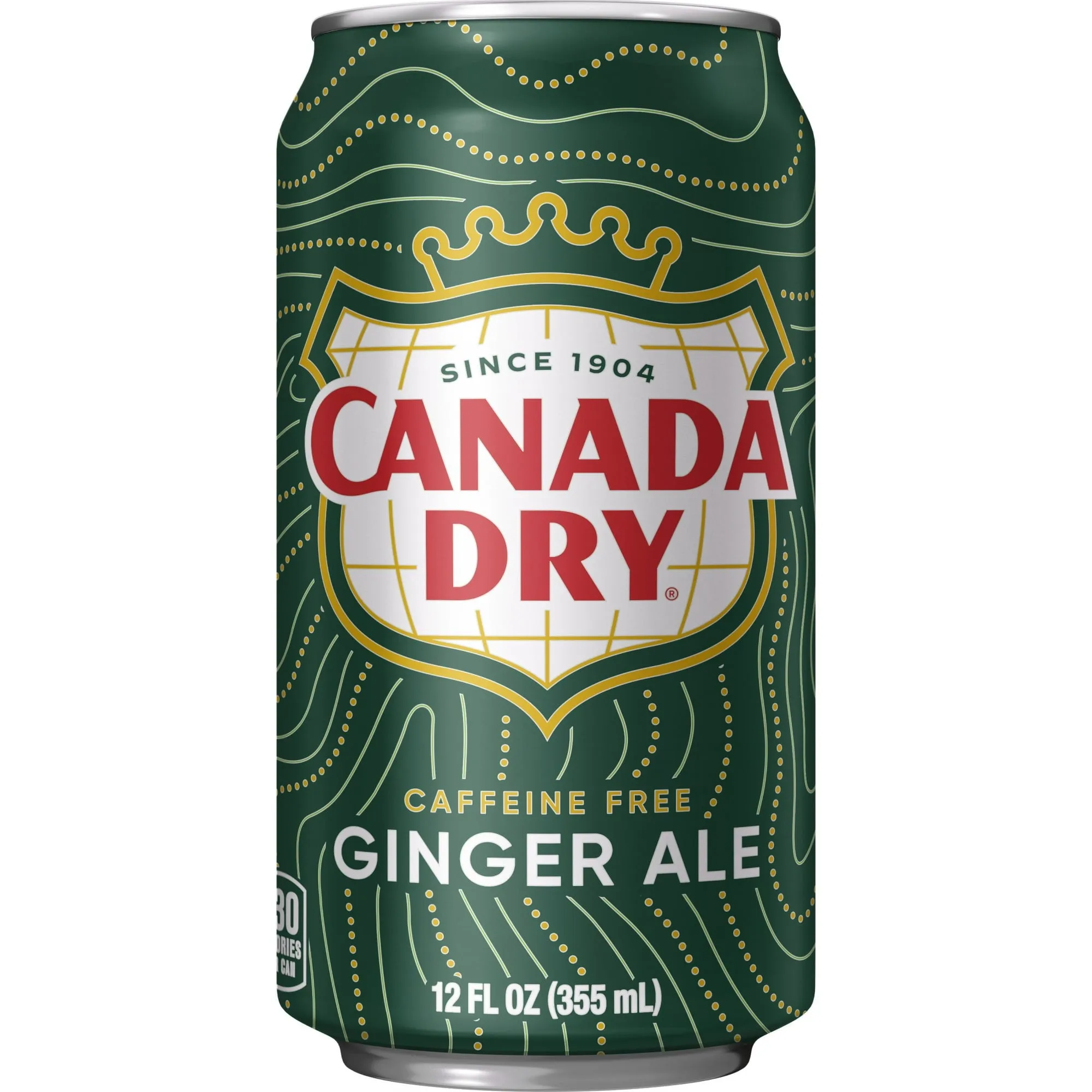 Canada Dry Caffeine Free Ginger Ale, 12 fl oz, (1 Can)