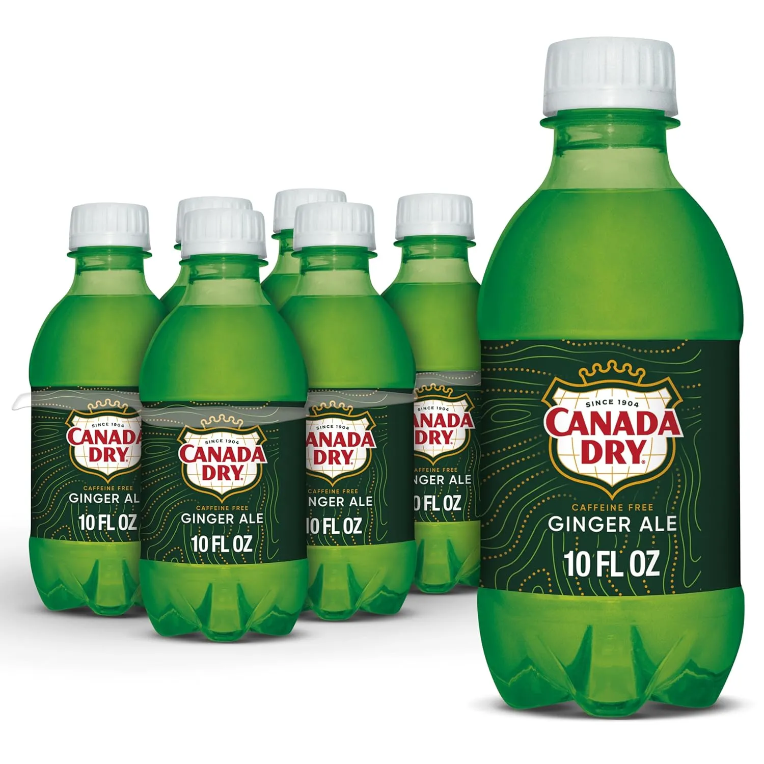 Canada Dry Ginger Ale Soda, 10 Fl Oz Cans, 6 Pack