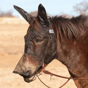 Cashel Quiet Ride Extended Nose Mule Mask with Ears