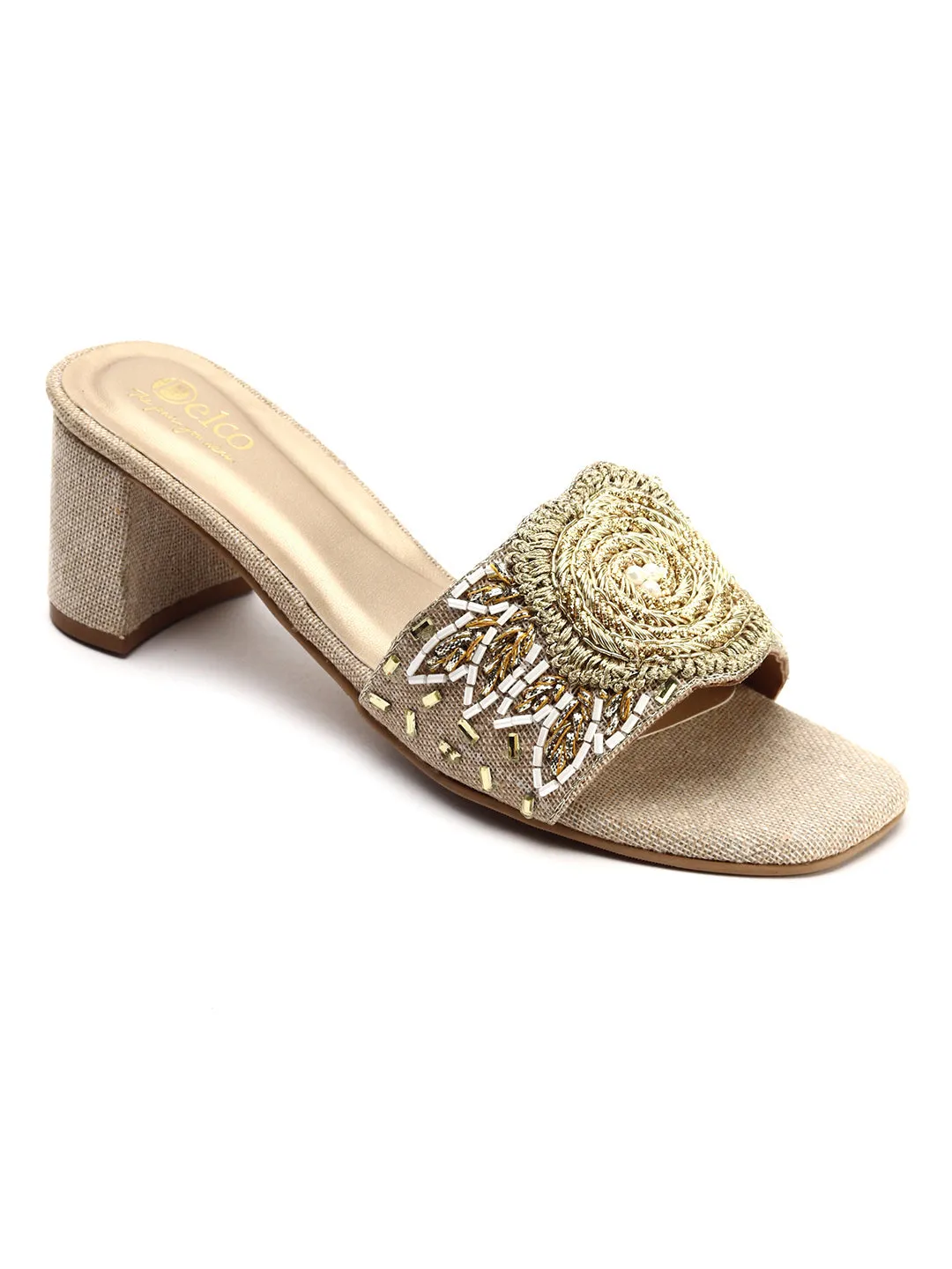 Casual Chic Muse Block Heel Slip-Ons