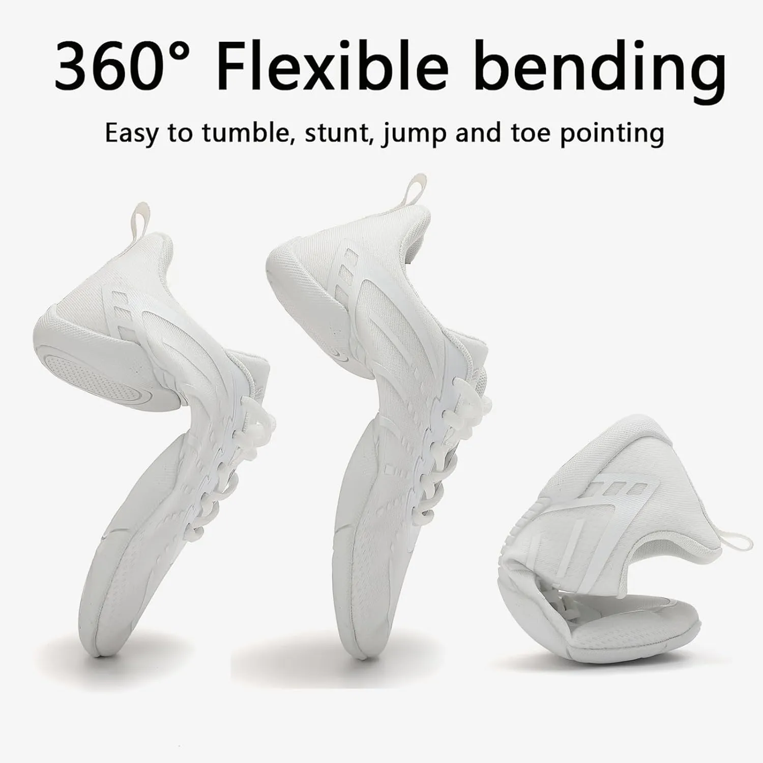 Cheer Shoes Girls Dance Athletic Women Gymnastic Training Competition Tennis Sports Flexible Tumbling Hip hop Kid Youth Adult