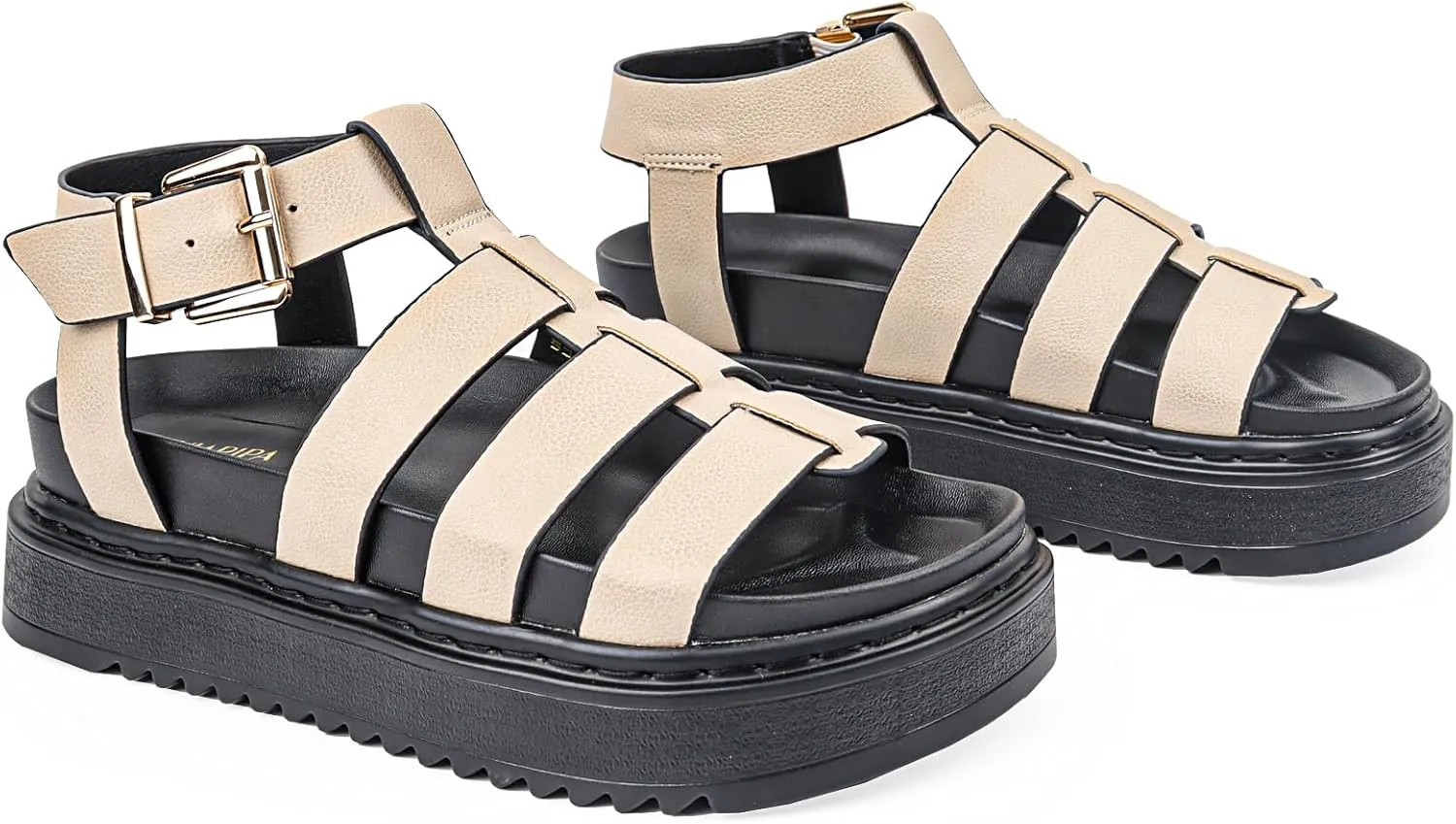 Chunky Sandals For Women,Platform Sandals For Women,Ankle Strap Casual Open Toe Arch Support Sandals