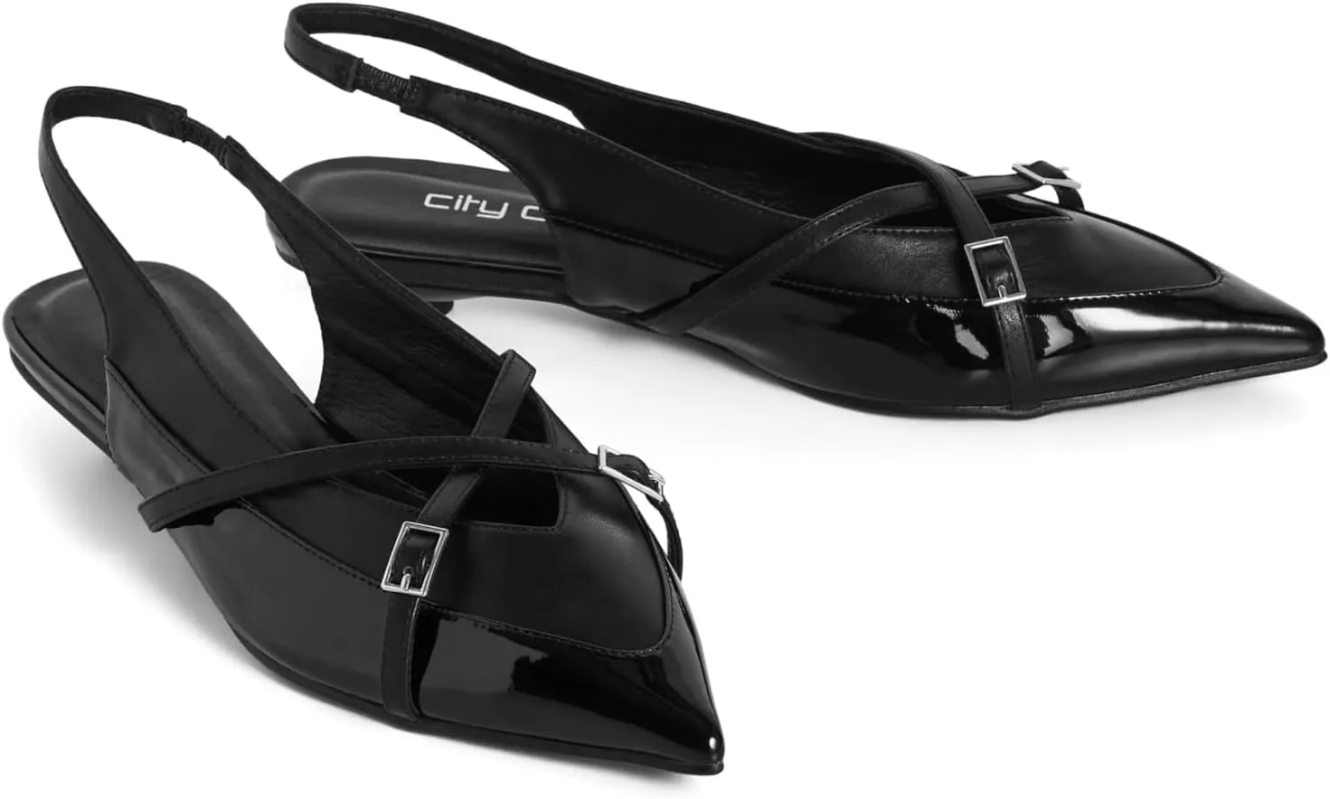 City Chic Fashion Wide Fit Slide Sandals-Miami