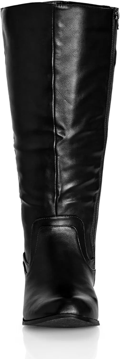 City Chic Women's Boot-Wide Fit Cilla Knee