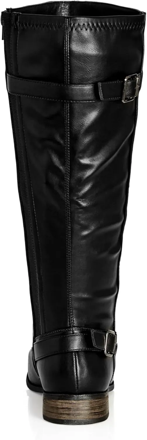 City Chic Women's Boot-Wide Fit Cilla Knee