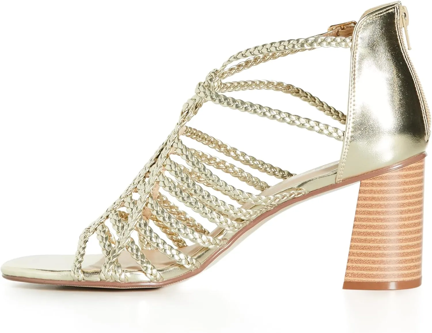 City Chic Women's Heel - WIDE FIT Braided Mida