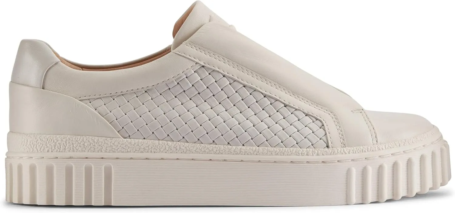 Clarks Women's Mayhill Bay Trainers, Off White Lea, 6 Women