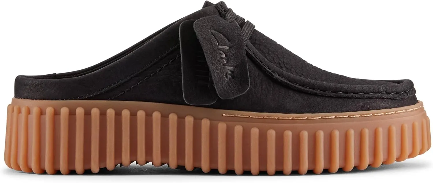 Clarks Womens Torhill Mule Nubuck Shoes
