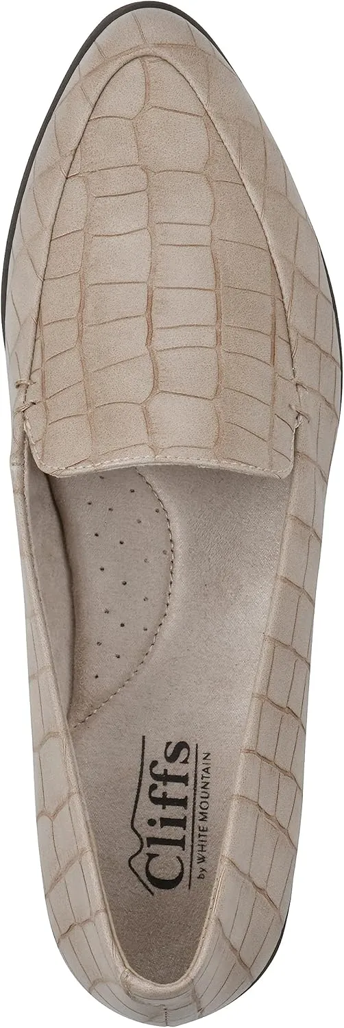 CLIFFS BY WHITE MOUNTAIN Women's Mint Tailored Loafer Flat