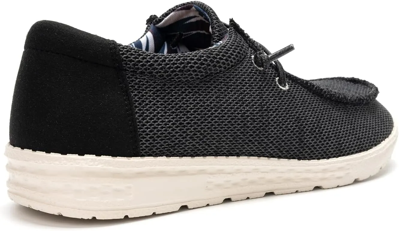 Colgo Men's Slip-On Loafers - Casual, Lightweight, and Stylish Shoes with Comfortable Lace-Up