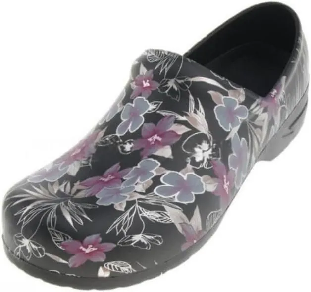 Comfortable Waterproof and Lightweight Printed Nurse Shoes, Garden Home Car Wash Casual Shoes, Chef Shoes for Women