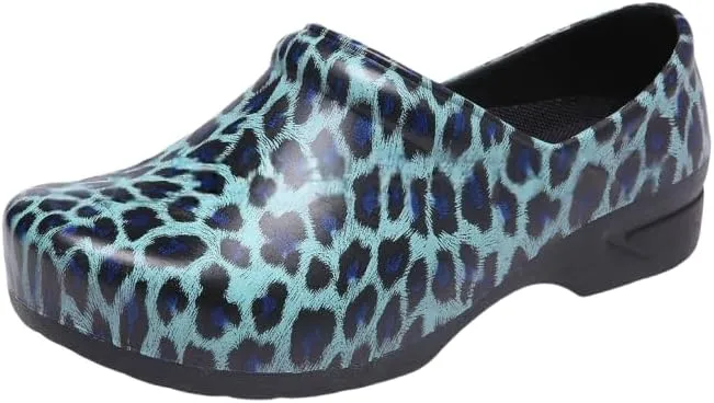 Comfortable Waterproof and Lightweight Printed Nurse Shoes, Garden Home Car Wash Casual Shoes, Chef Shoes for Women