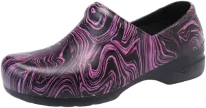 Comfortable Waterproof and Lightweight Printed Nurse Shoes, Garden Home Car Wash Casual Shoes, Chef Shoes for Women