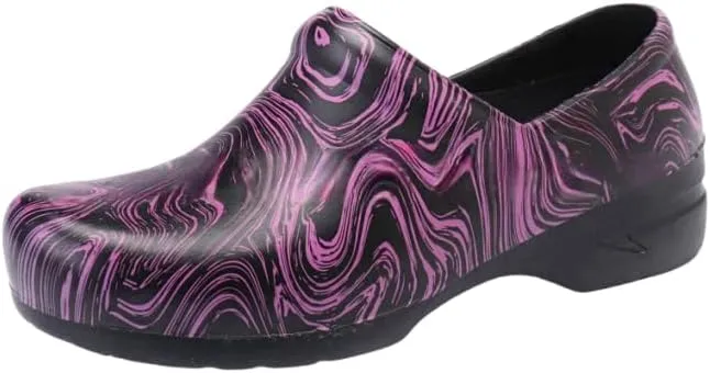 Comfortable Waterproof and Lightweight Printed Nurse Shoes, Garden Home Car Wash Casual Shoes, Chef Shoes for Women