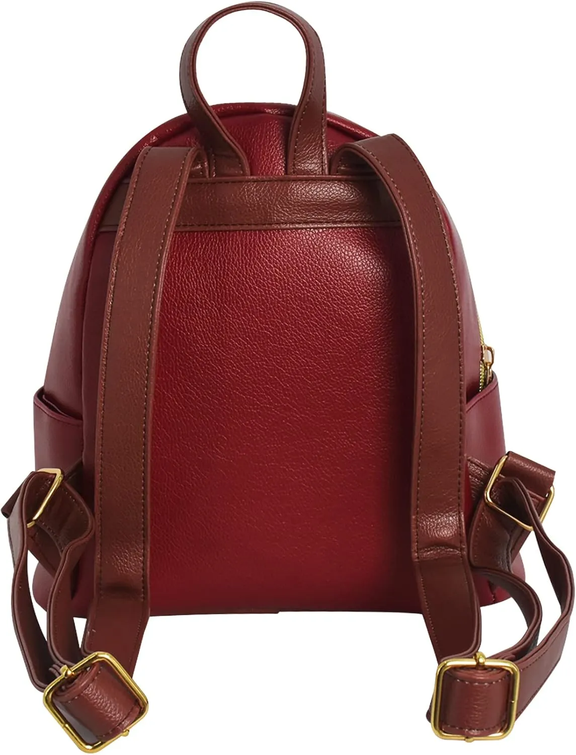 Concept One Harry Potter Mini Backpack, Hogwarts Express Platform 9-3/4 Small Travel Bag for Men and Women, Burgundy, 9 Inch