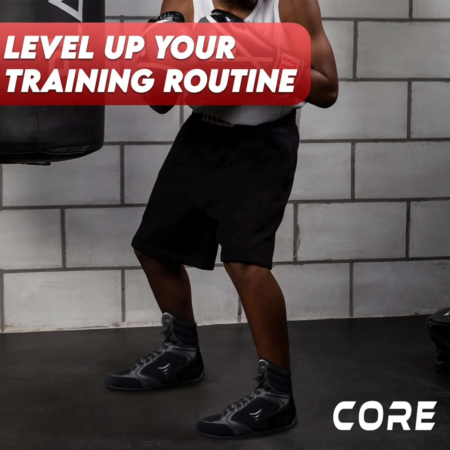 CORE Wrestling Shoes Mat Ace - Lightweight Martial Arts Boxing Shoes - Weightlifting Shoes for Deadlift - for Men and Women