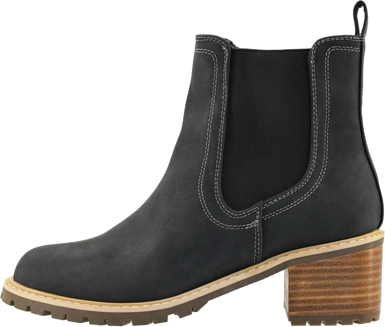 Corkys Footwear Doohickey 2.25-Inch Stacked Heel Booties with Memory Foam Insoles and Stretchy Panels - Chic, Comfortable, and Convenient Fall Footwear