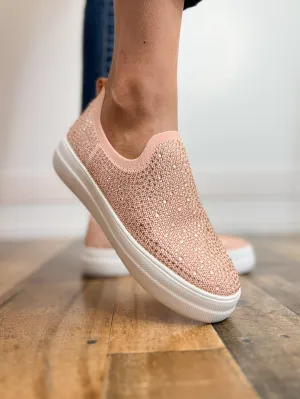 Corky's Swank Blush Crystal Rhinestone Sneaker Shoe