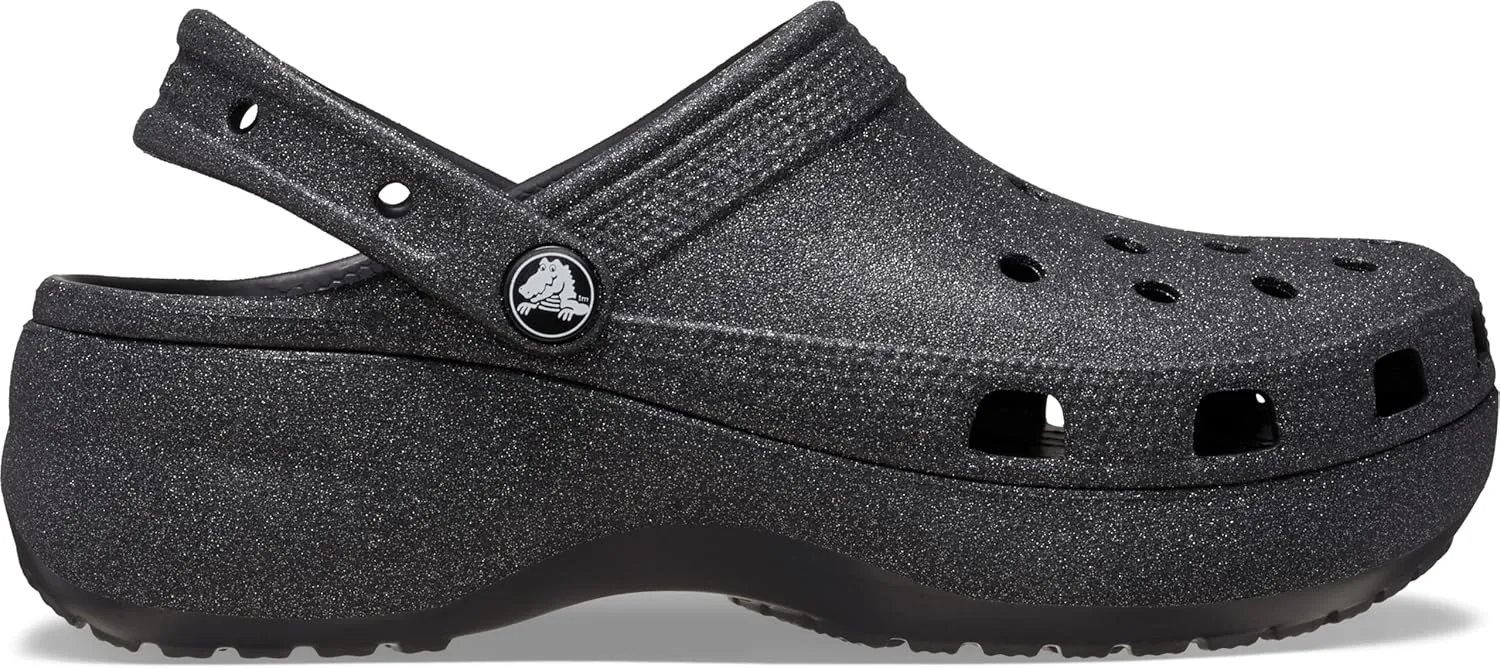Crocs Women's Classic Platform Glitter Clog