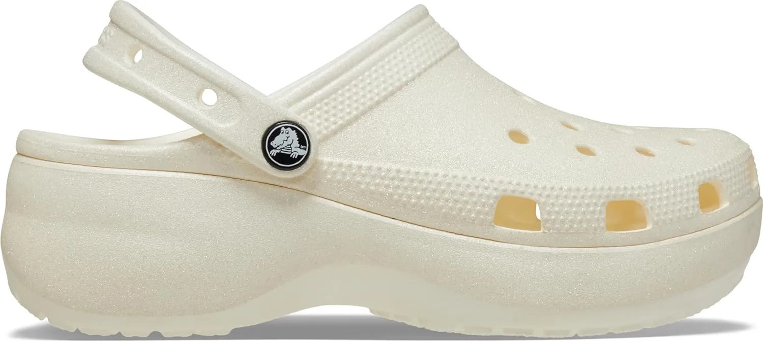 Crocs Women's Classic Platform Glitter Clog