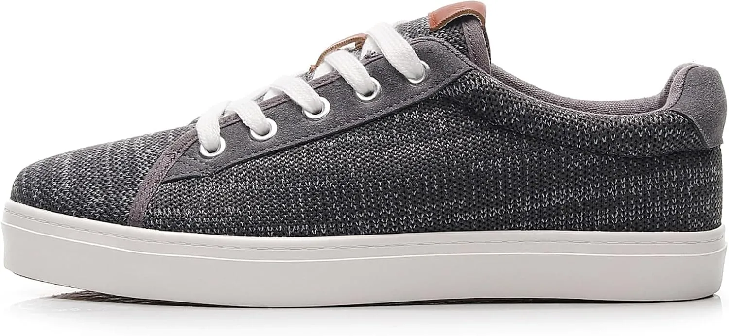 Cull4U Women's Flexible Knitting Low-Top Sneaker Shoe